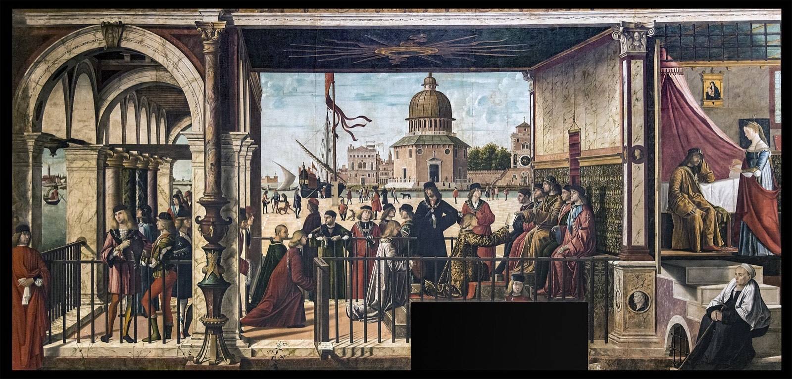 Arrival of the English Ambassadors by Vittore Carpaccio