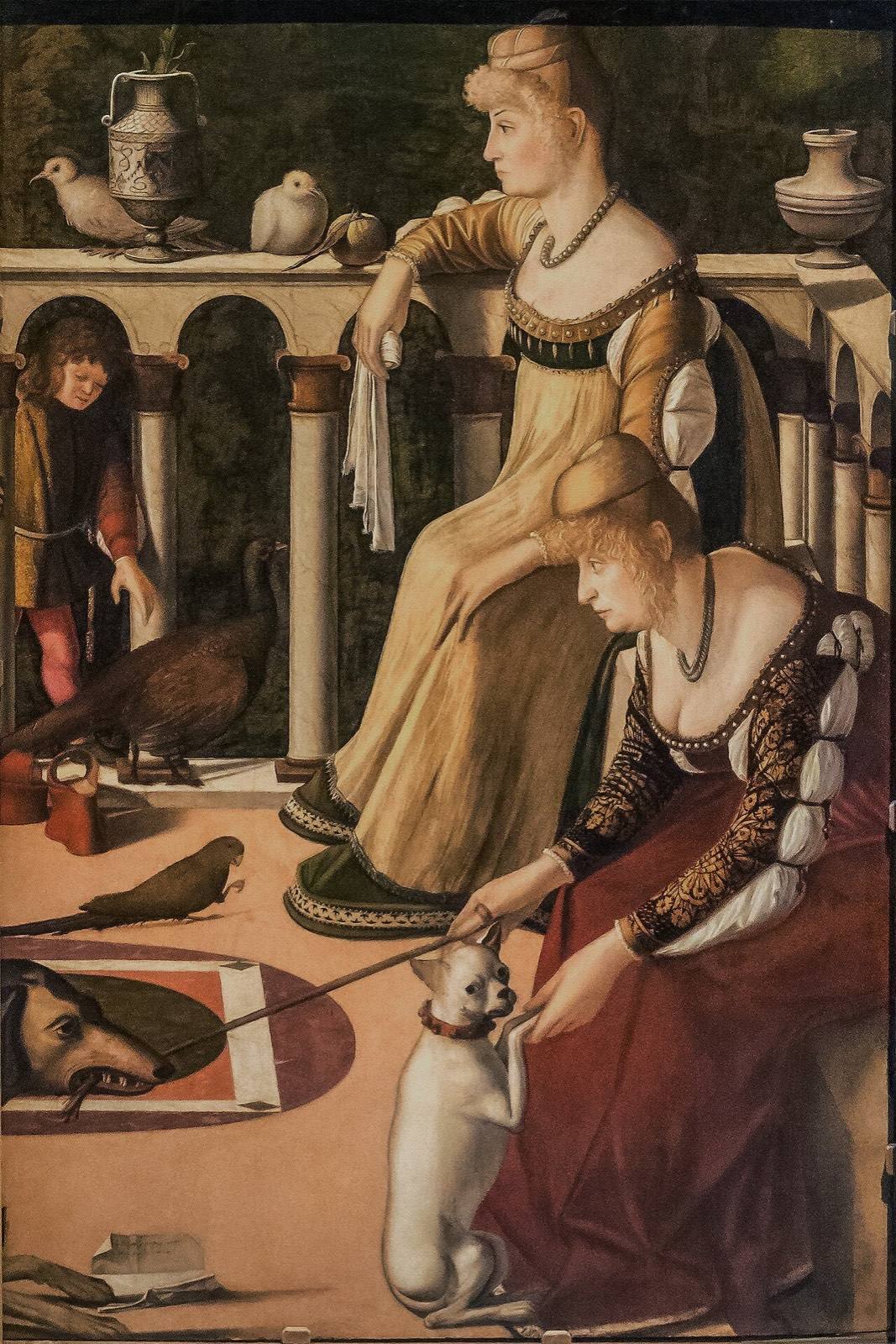 Two Venetian Ladies by Vittore Carpaccio
