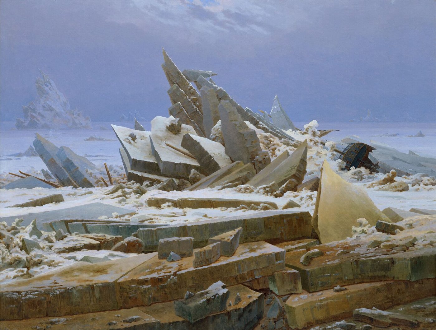 The Sea of Ice by Caspar David Friedrich
