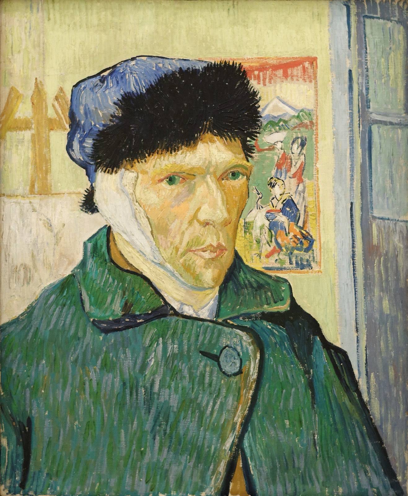 Self-Portrait with Bandaged Ear by Vincent van Gogh