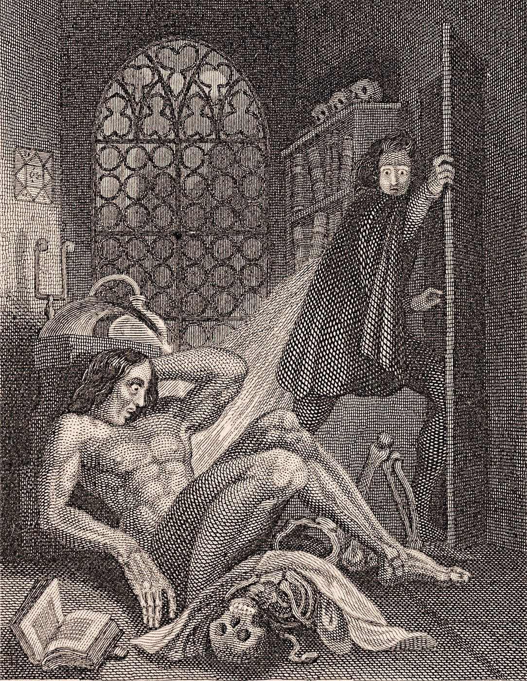 Frankenstein (frontispiece) by Theodor von Holst