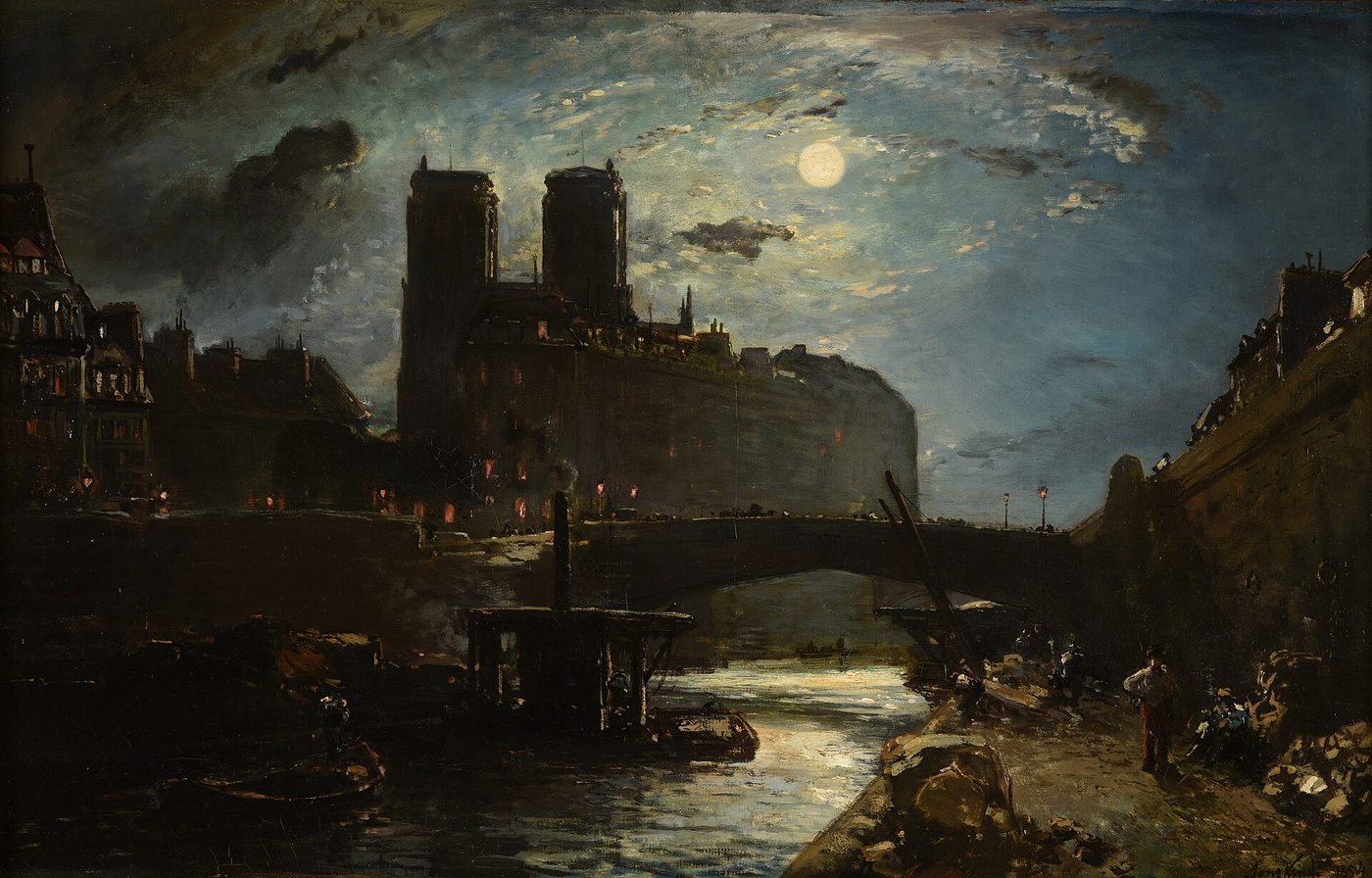 Notre-Dame de Paris by Johan Barthold Jongkind