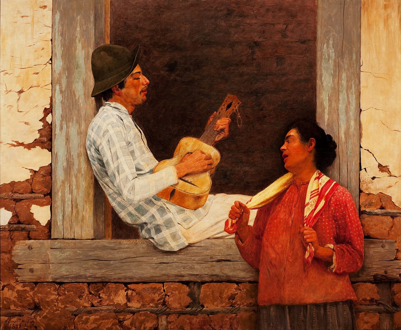 O Violeiro by José Ferraz de Almeida Júnior