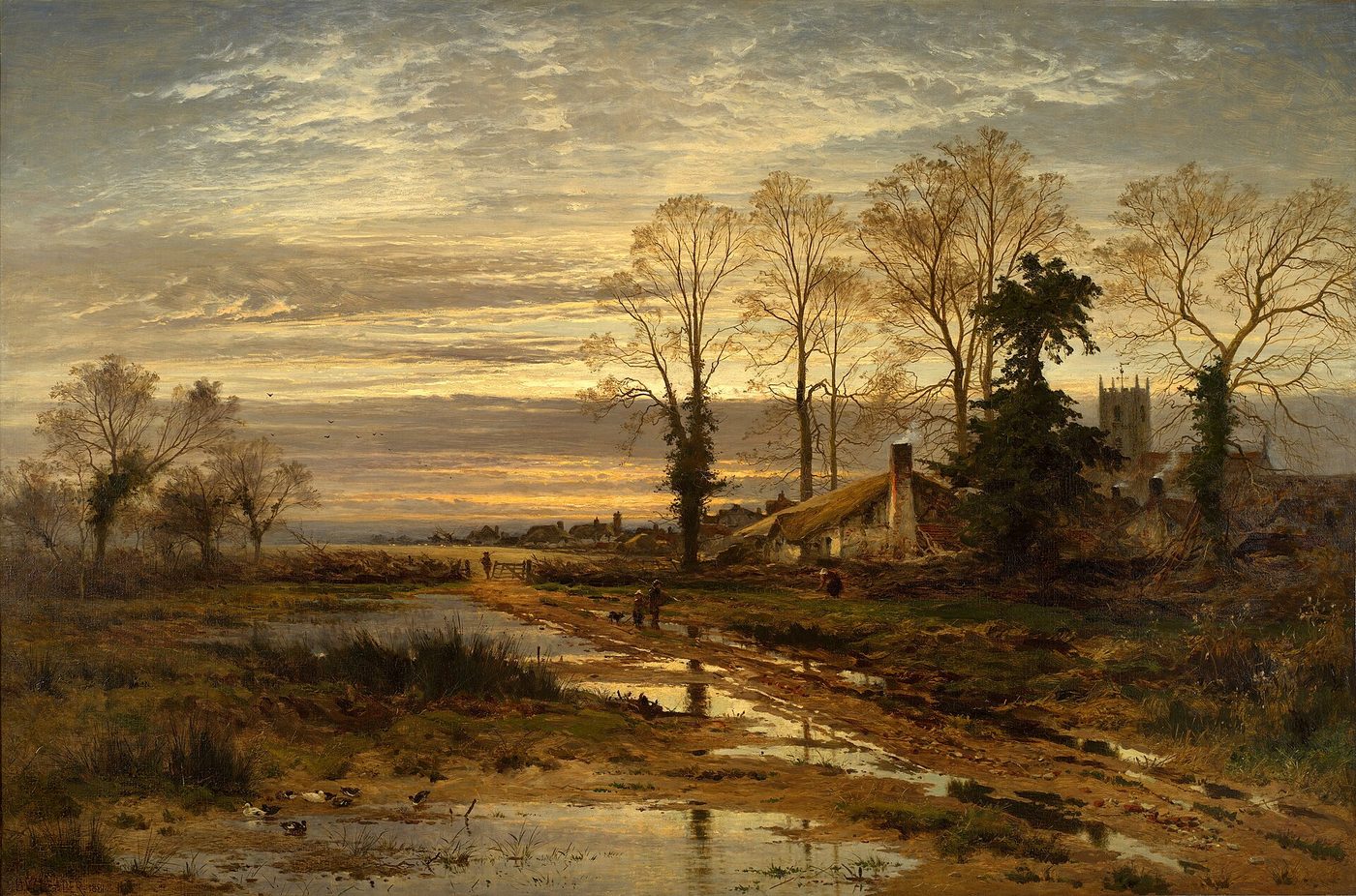 February Fill Dyke by Benjamin Williams Leader