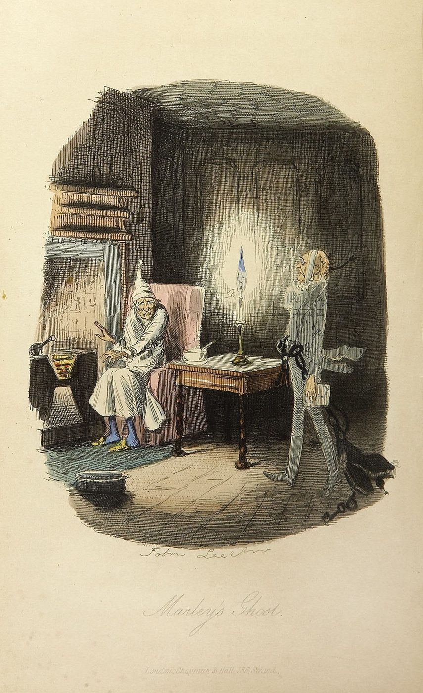 Marley's Ghost by John Leech