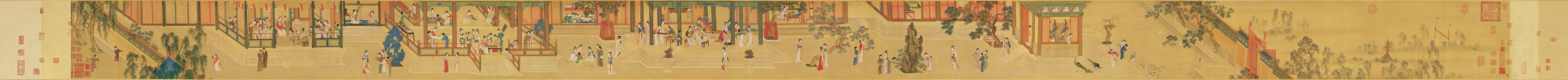 Spring Morning in the Han Palace by Qiu Ying