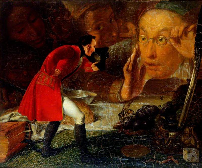 Gulliver Exhibited to the Brobdingnag Farmer by Richard Redgrave