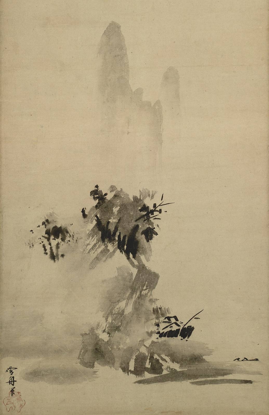 Haboku Landscape by Sesshū Tōyō