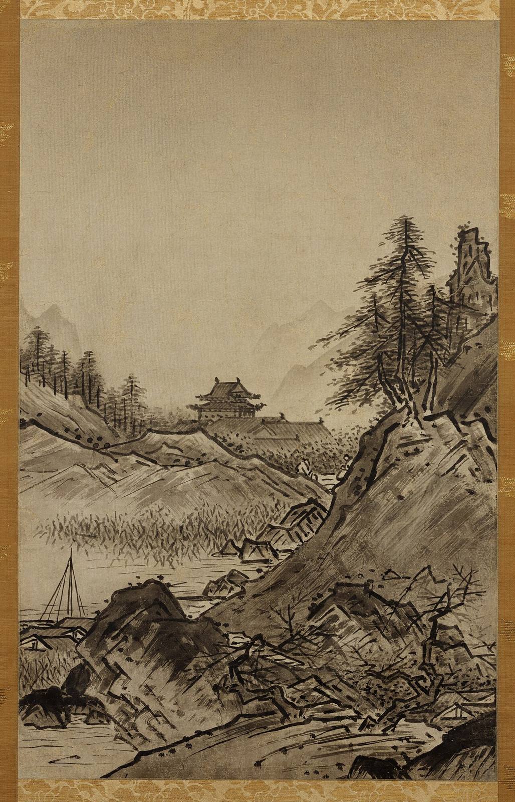 Winter Landscape by Sesshū Tōyō