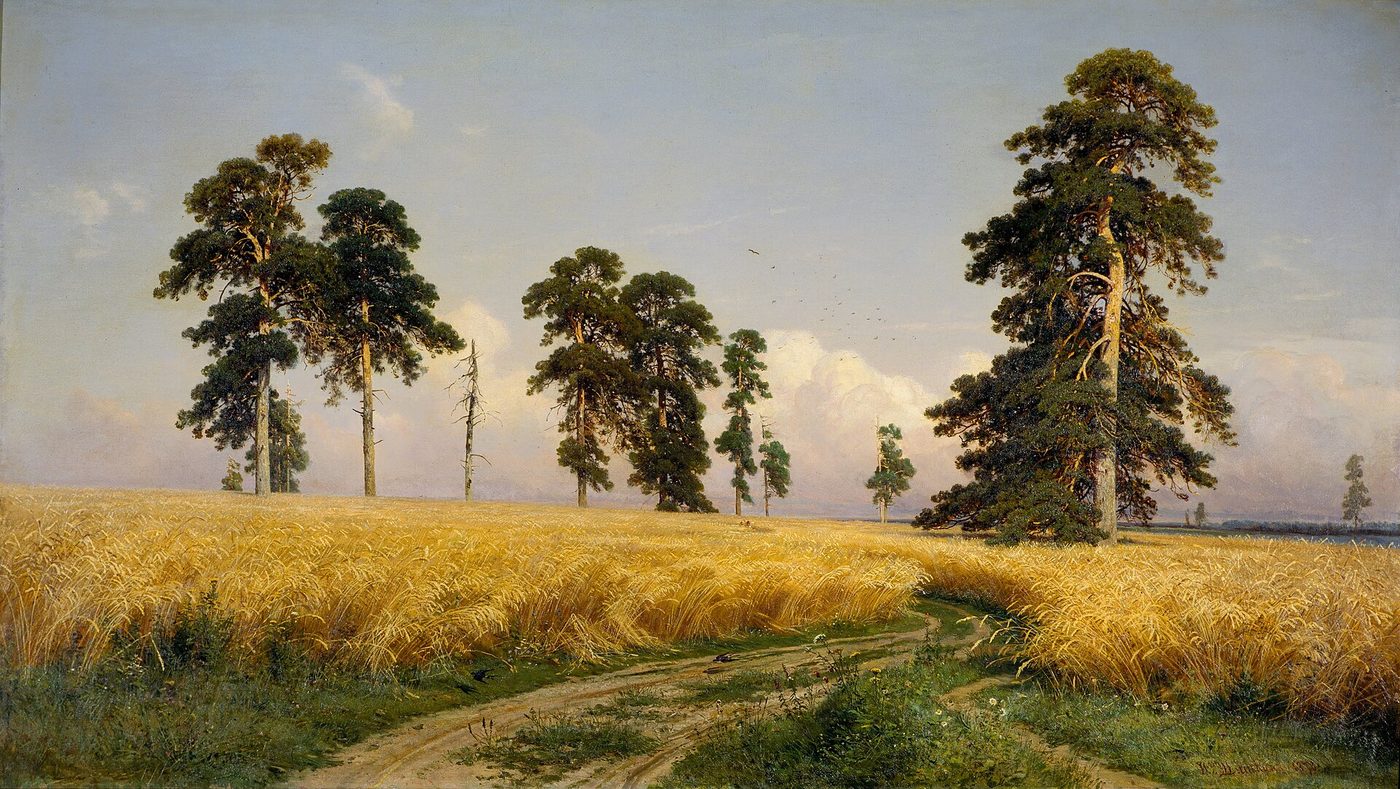 Rye by Ivan Ivanovich Shishkin