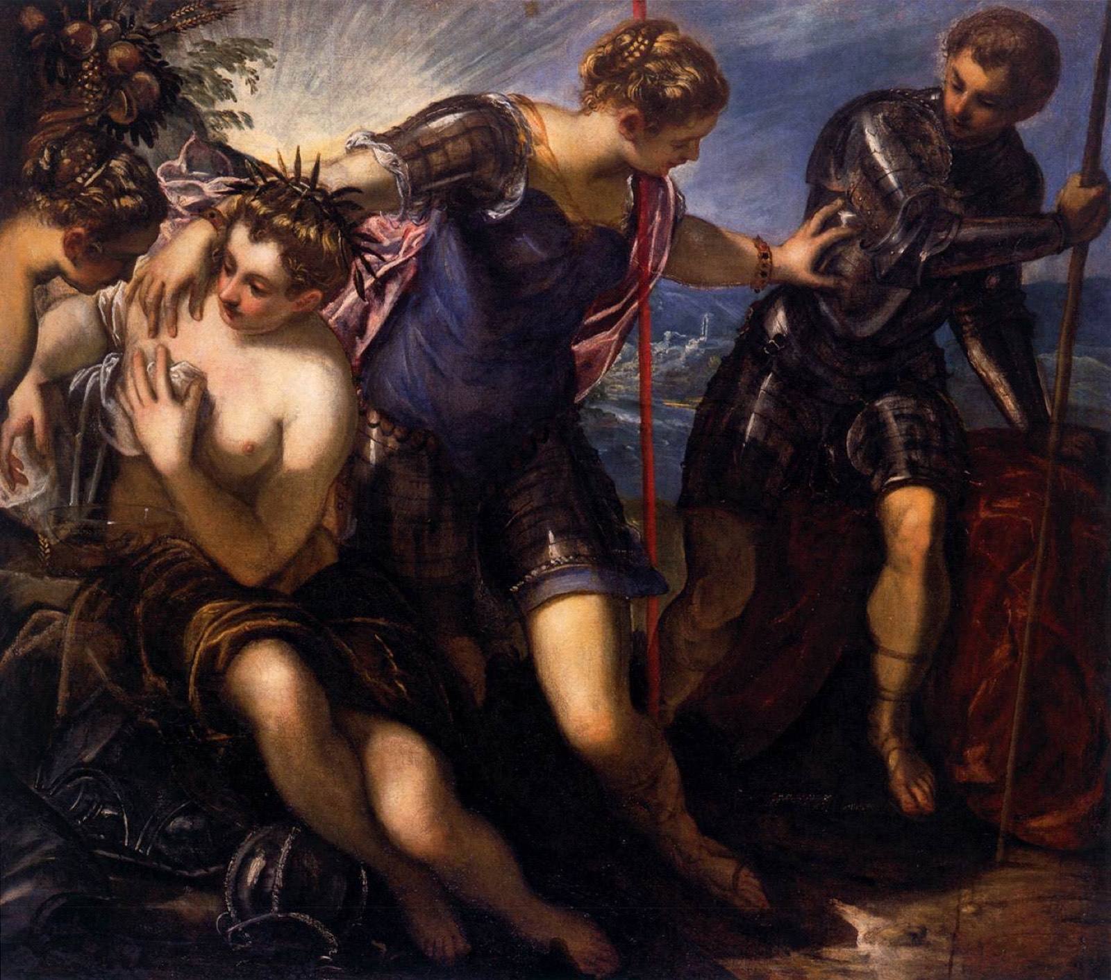 Minerva Sending Away Mars by Tintoretto
