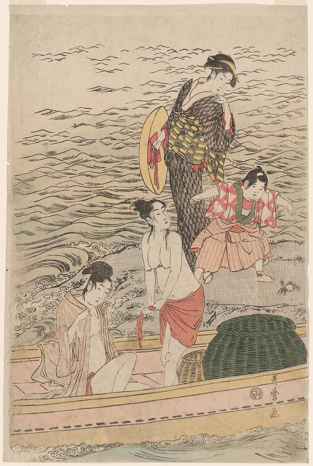 Abalone Divers by Kitagawa Utamaro