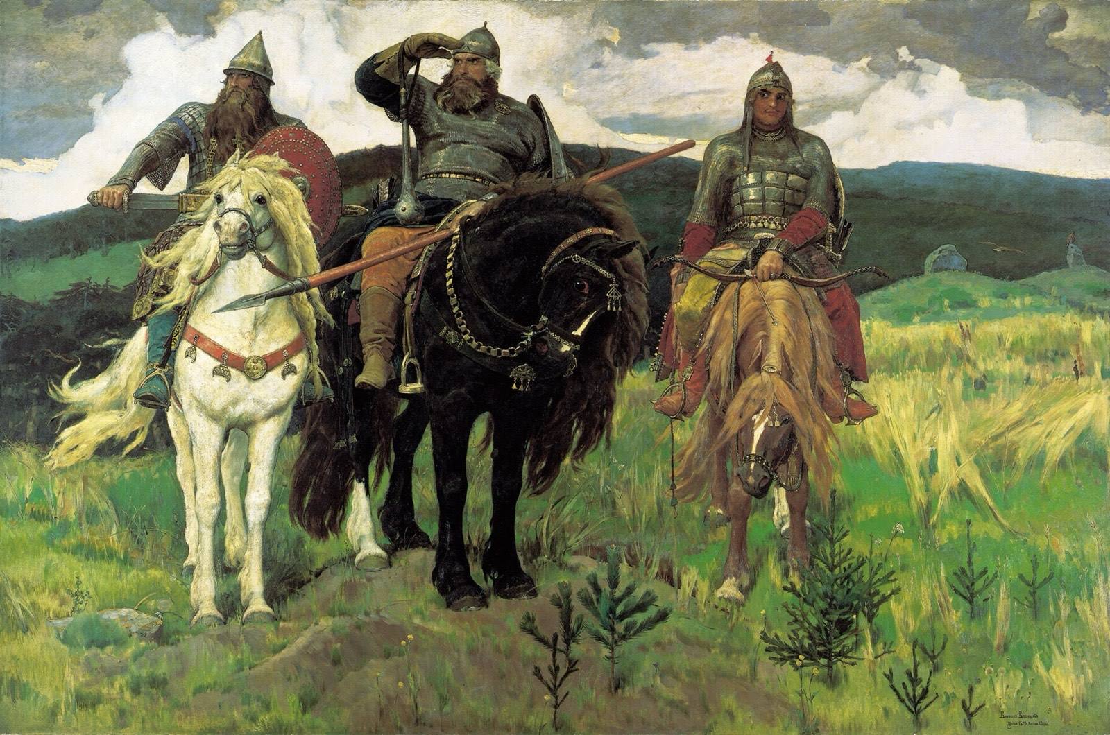 Bogatyrs by Viktor Vasnetsov