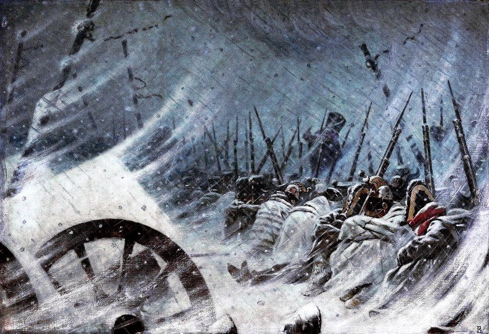 Night Bivouac of the Grande Armée by Vasily Vereshchagin
