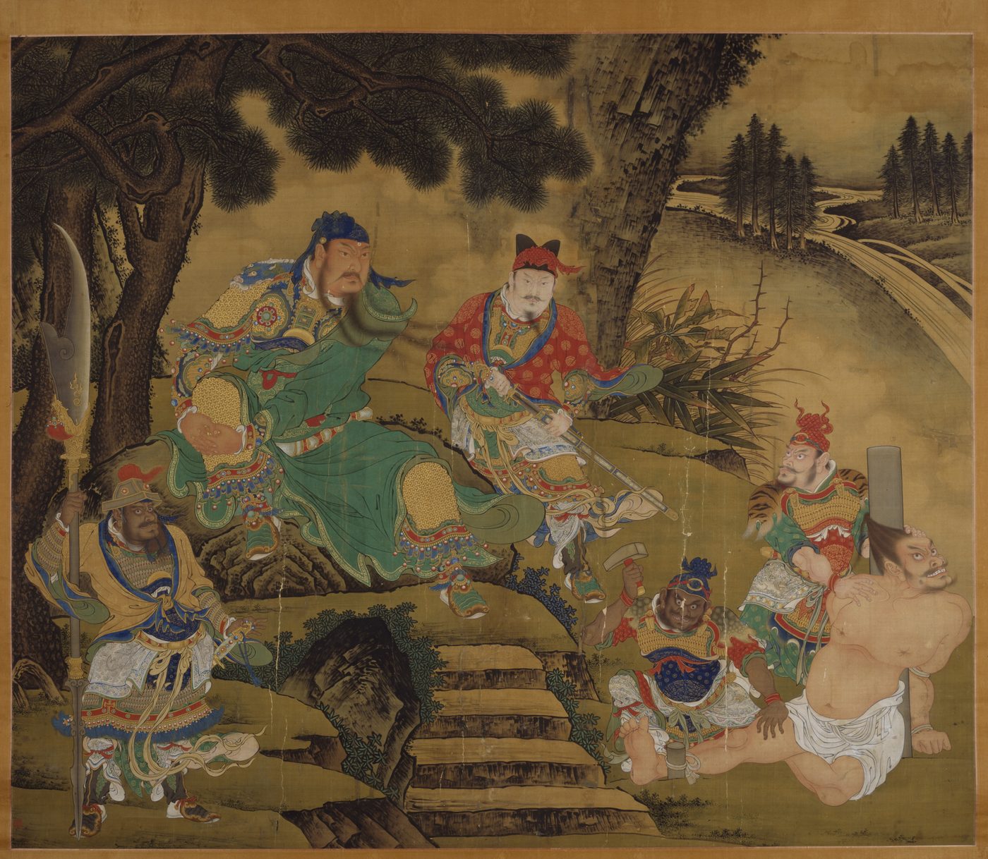 Guan Yu Captures General Pang De by Shang Xi