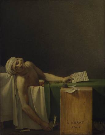The Death of Marat, Jacques-Louis David