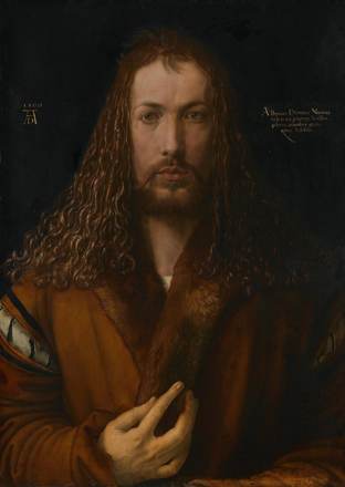 Self-Portrait at Twenty-Eight, Albrecht Dürer
