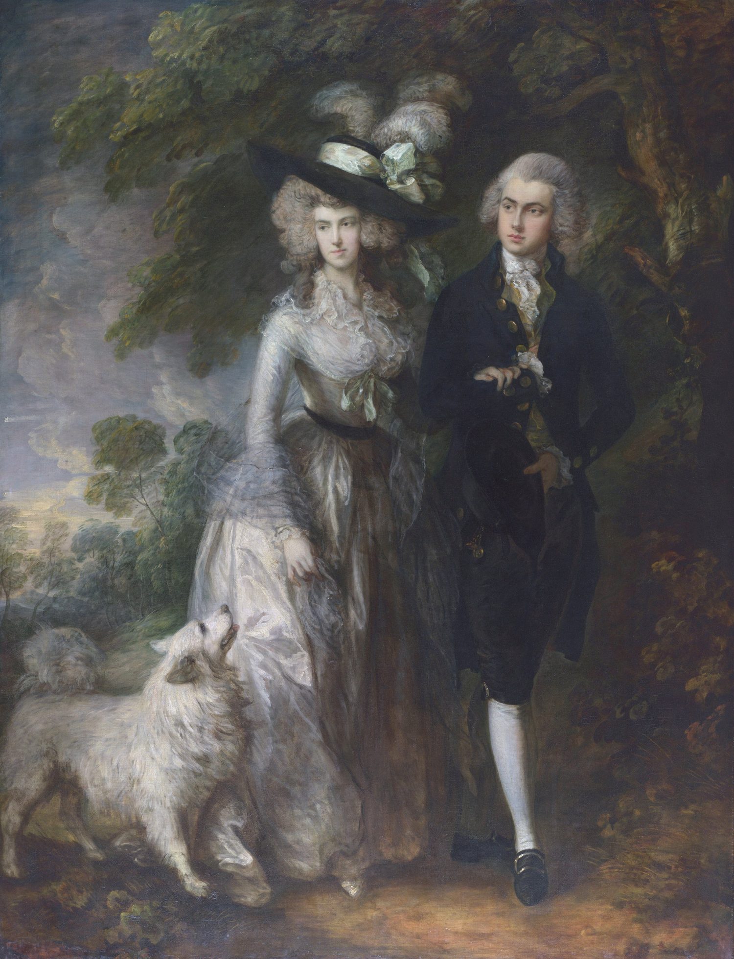 The Morning Walk by Thomas Gainsborough